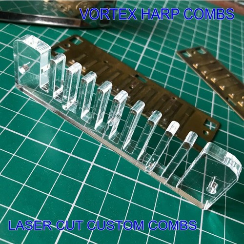 Vortex custom harmonica comb - custom,