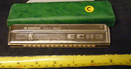 Vintage harmonica mouth - vintage,