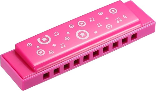 Vibrant pink hole harmonica - vibrant,