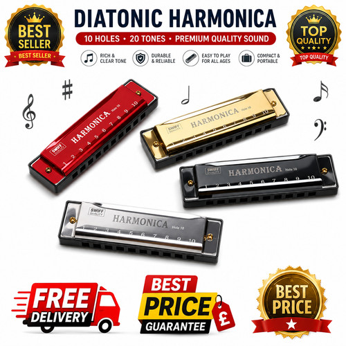 Hole diatonic harmonica key - hole,
