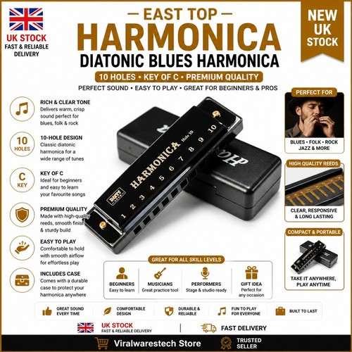East top harmonica - top,