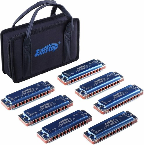 Easttop harmonica set 7 - easttop,