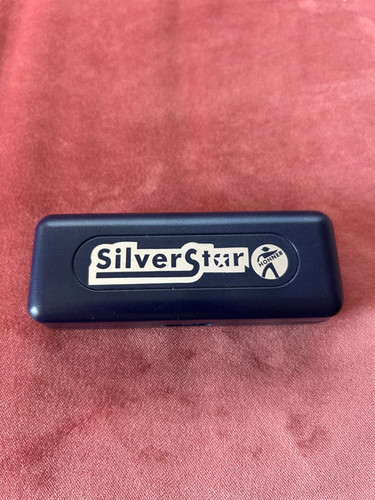 Silver star harmonica key of - star, harmonica,